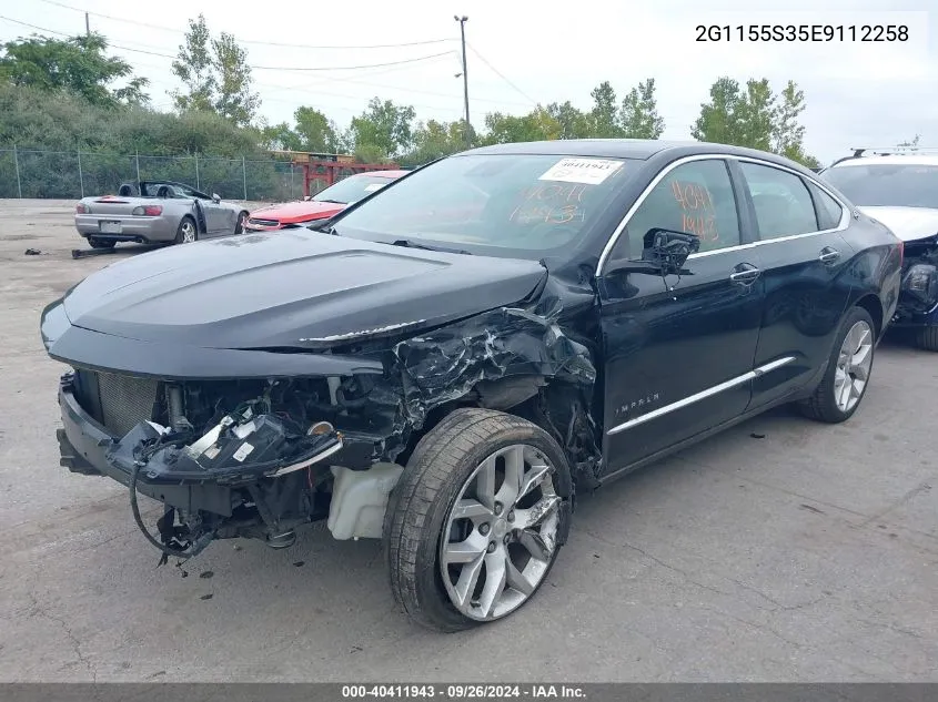 2G1155S35E9112258 2014 Chevrolet Impala 2Lz