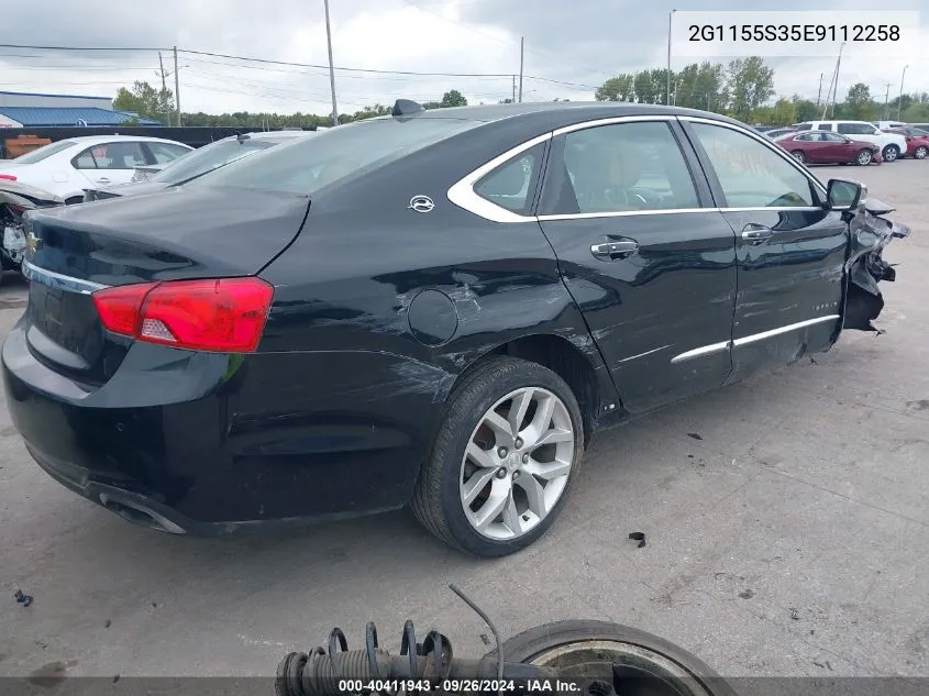 2G1155S35E9112258 2014 Chevrolet Impala 2Lz