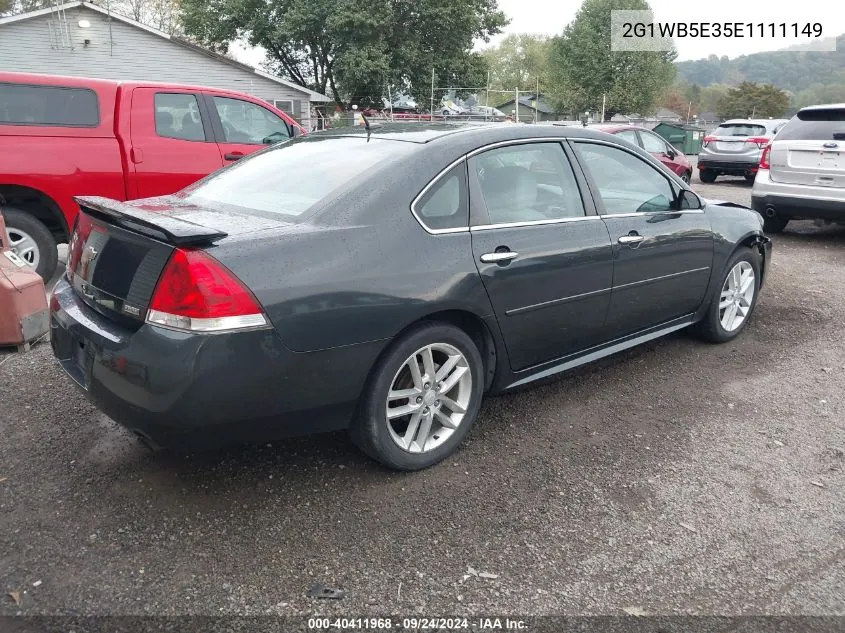 2014 Chevrolet Impala Limited Lt VIN: 2G1WB5E35E1111149 Lot: 40411968