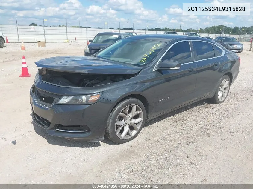 2G1125S34E9315828 2014 Chevrolet Impala Lt