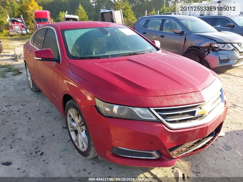 2G1125S33E9105012 2014 Chevrolet Impala 2Lt