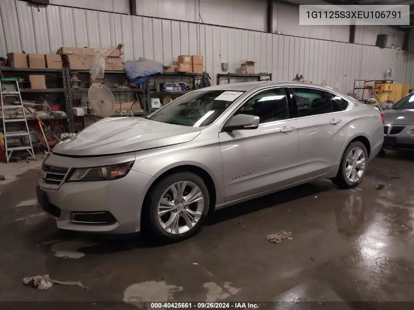 1G1125S3XEU106791 2014 Chevrolet Impala 2Lt