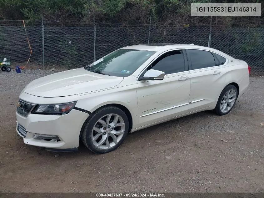 1G1155S31EU146314 2014 Chevrolet Impala 2Lz