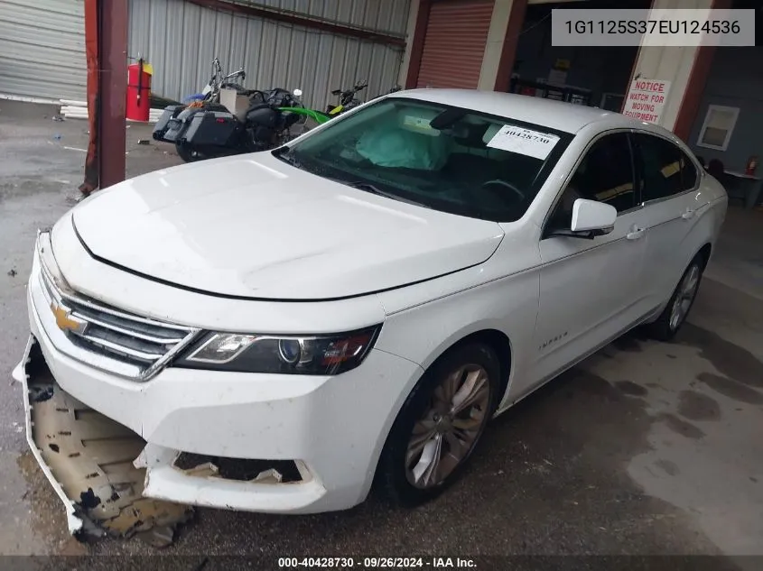 1G1125S37EU124536 2014 Chevrolet Impala 2Lt