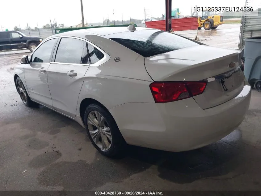 1G1125S37EU124536 2014 Chevrolet Impala 2Lt