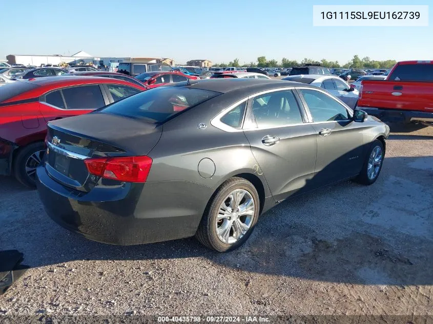 2014 Chevrolet Impala Lt VIN: 1G1115SL9EU162739 Lot: 40435798