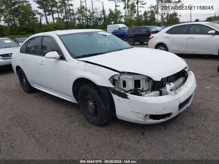 2014 Chevrolet Impala Limited Police VIN: 2G1WD5E35E1158045 Lot: 40441979