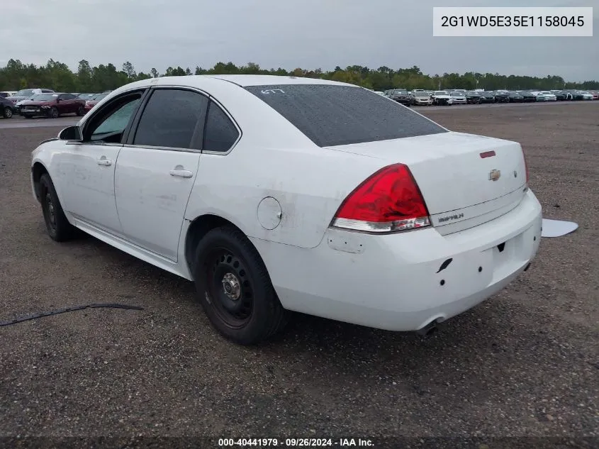 2014 Chevrolet Impala Limited Police VIN: 2G1WD5E35E1158045 Lot: 40441979