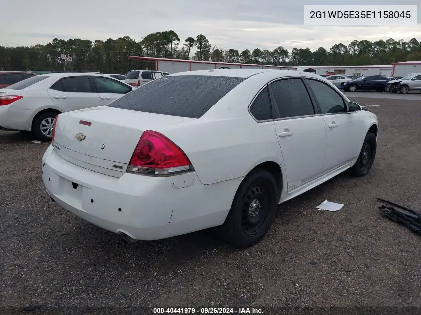 2014 Chevrolet Impala Limited Police VIN: 2G1WD5E35E1158045 Lot: 40441979