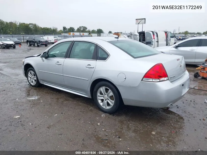 2014 Chevrolet Impala Limited Ls VIN: 2G1WA5E32E1172249 Lot: 40451936