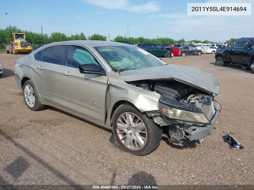 2G11Y5SL4E914694 2014 Chevrolet Impala Ls