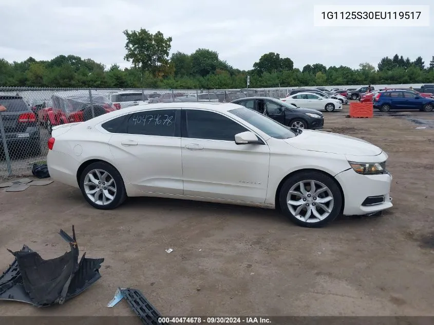 1G1125S30EU119517 2014 Chevrolet Impala 2Lt