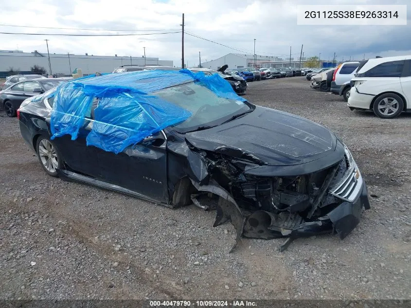 2014 Chevrolet Impala 2Lt VIN: 2G1125S38E9263314 Lot: 40479790