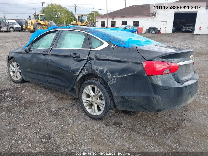 2G1125S38E9263314 2014 Chevrolet Impala 2Lt