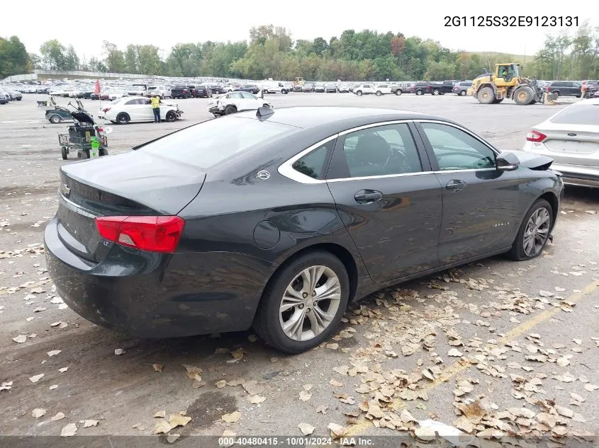 2014 Chevrolet Impala Lt VIN: 2G1125S32E9123131 Lot: 40480415