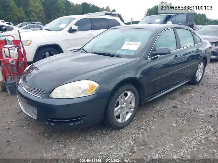 2014 Chevrolet Impala Limited Lt VIN: 2G1WB5E33E1100103 Lot: 40483558