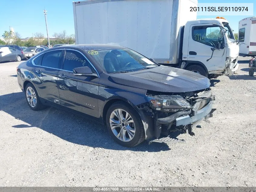 2014 Chevrolet Impala 1Lt VIN: 2G1115SL5E9110974 Lot: 40517008