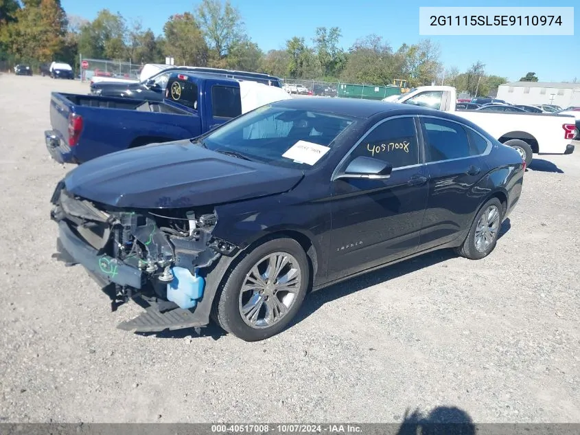 2014 Chevrolet Impala 1Lt VIN: 2G1115SL5E9110974 Lot: 40517008