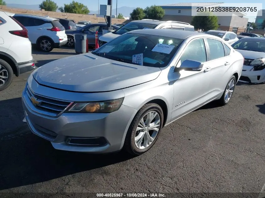 2014 Chevrolet Impala 2Lt VIN: 2G1125S38E9208765 Lot: 40525967