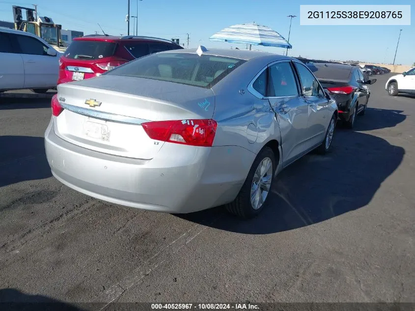 2014 Chevrolet Impala 2Lt VIN: 2G1125S38E9208765 Lot: 40525967