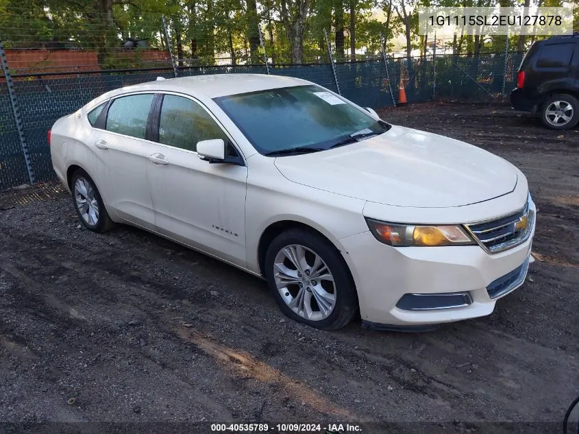 2014 Chevrolet Impala Lt VIN: 1G1115SL2EU127878 Lot: 40535789