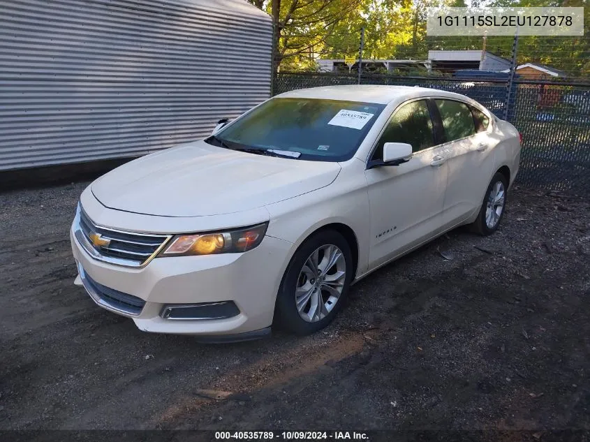 2014 Chevrolet Impala Lt VIN: 1G1115SL2EU127878 Lot: 40535789