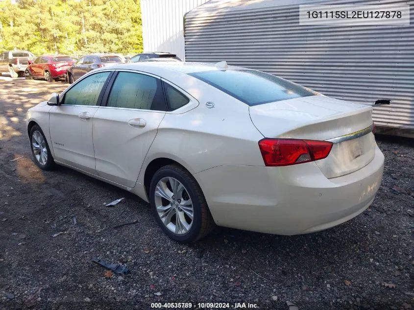 2014 Chevrolet Impala Lt VIN: 1G1115SL2EU127878 Lot: 40535789