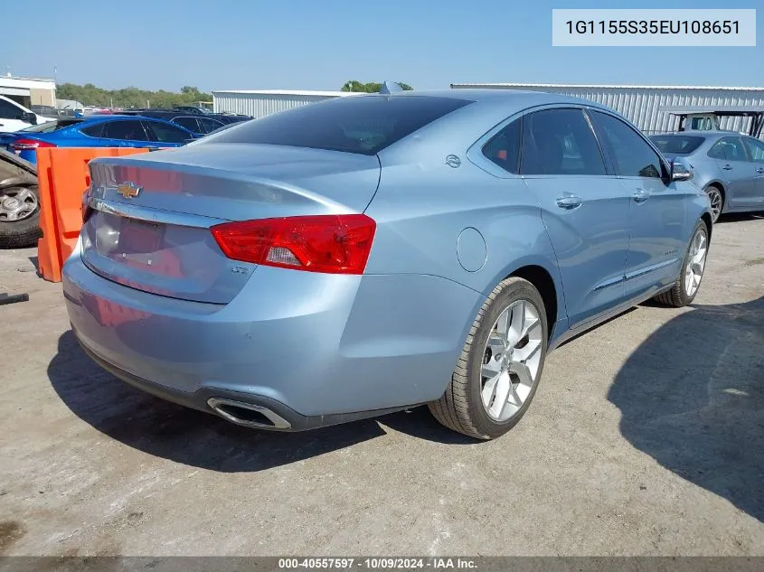 1G1155S35EU108651 2014 Chevrolet Impala 2Lz