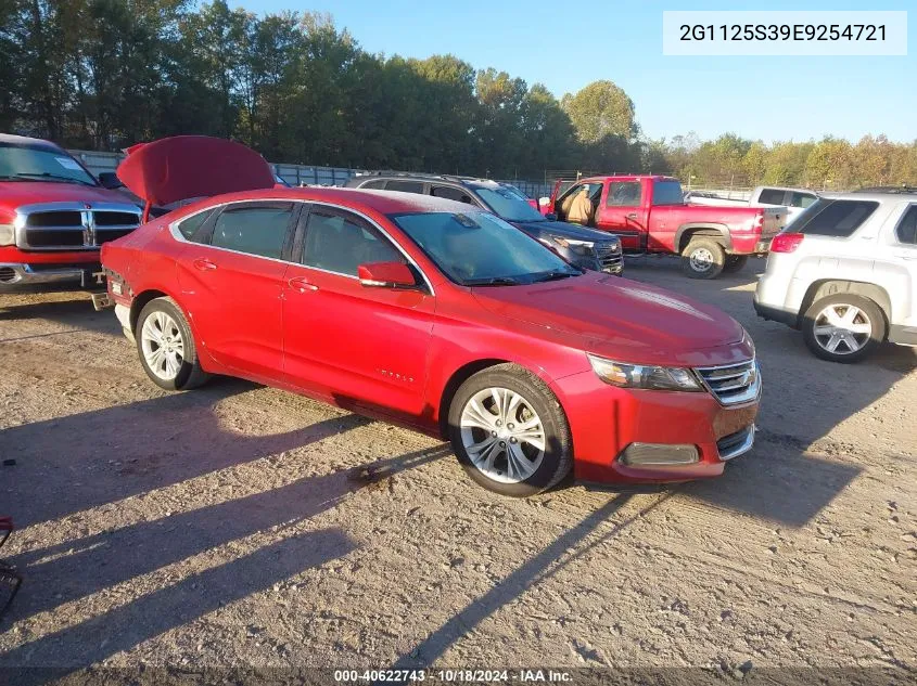 2014 Chevrolet Impala 2Lt VIN: 2G1125S39E9254721 Lot: 40622743