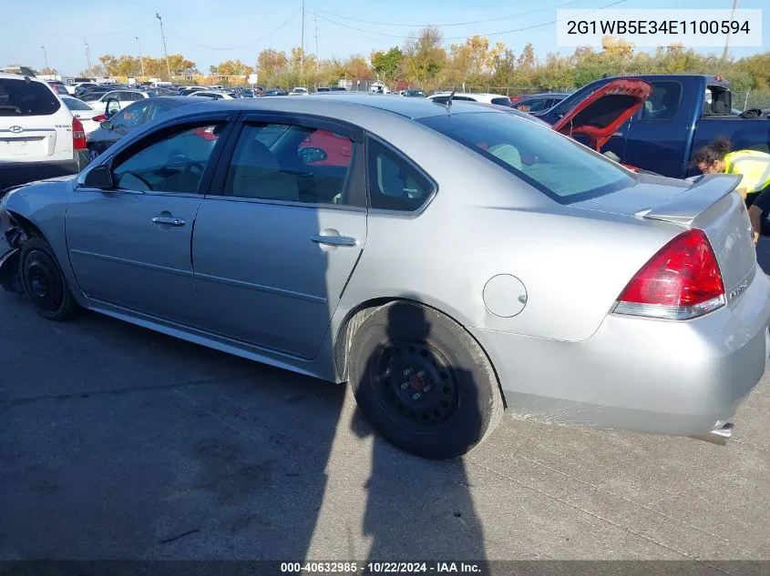 2014 Chevrolet Impala Limited Lt VIN: 2G1WB5E34E1100594 Lot: 40632985