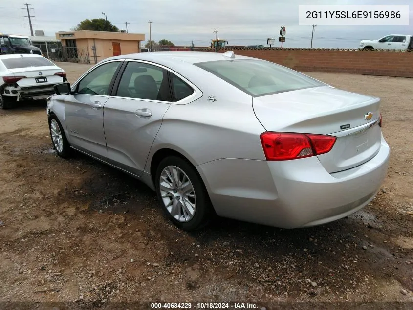 2G11Y5SL6E9156986 2014 Chevrolet Impala 1Ls