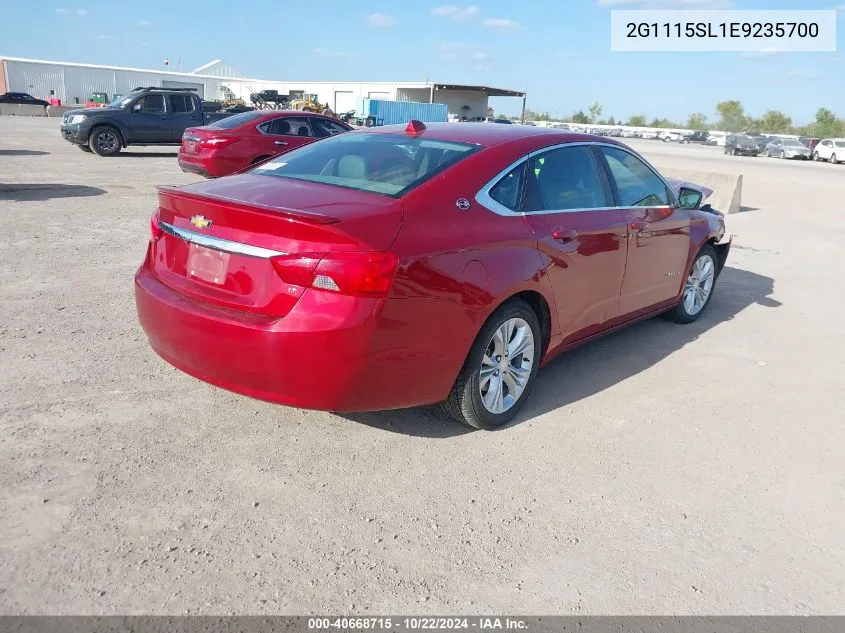 2014 Chevrolet Impala 1Lt VIN: 2G1115SL1E9235700 Lot: 40668715