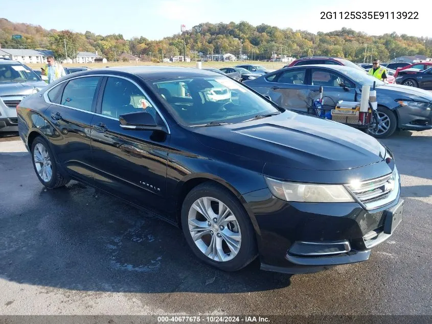 2G1125S35E9113922 2014 Chevrolet Impala 2Lt