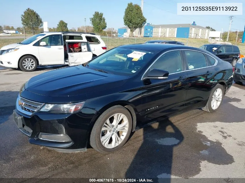 2G1125S35E9113922 2014 Chevrolet Impala 2Lt