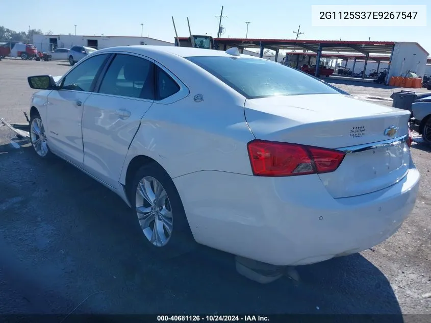 2014 Chevrolet Impala 2Lt VIN: 2G1125S37E9267547 Lot: 40681126