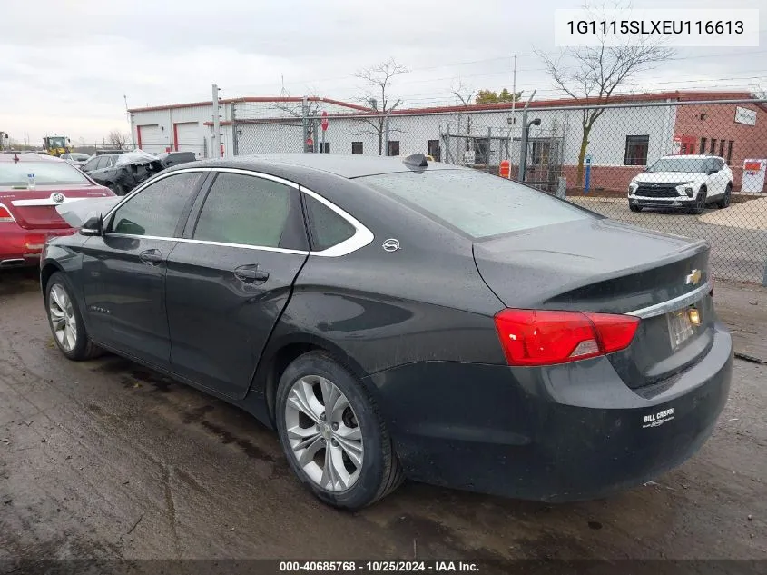 1G1115SLXEU116613 2014 Chevrolet Impala 1Lt