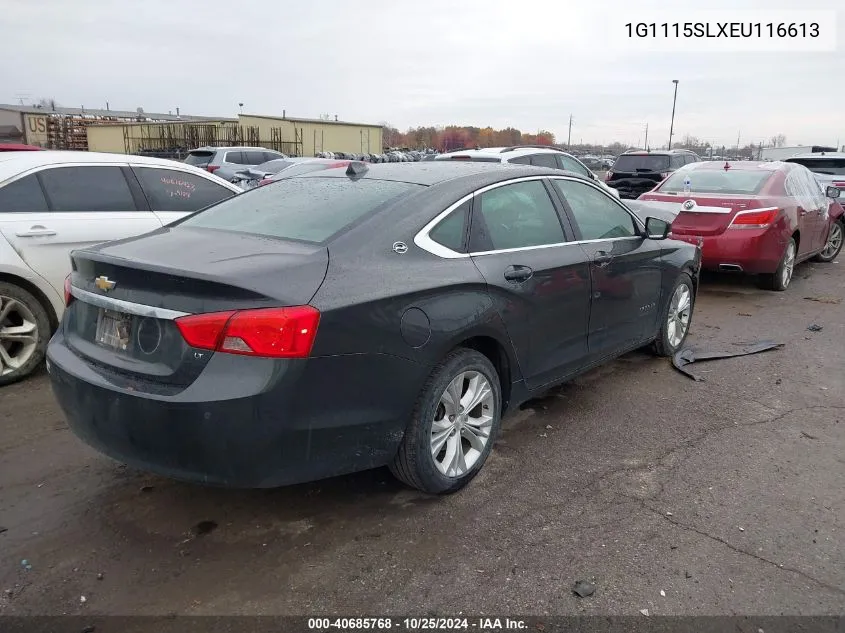 1G1115SLXEU116613 2014 Chevrolet Impala 1Lt