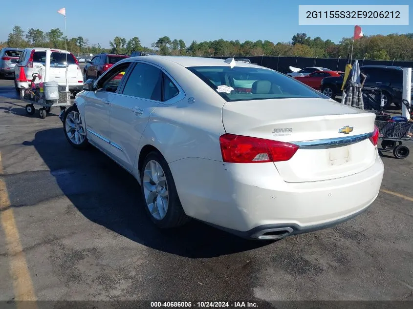 2014 Chevrolet Impala 2Lz VIN: 2G1155S32E9206212 Lot: 40686005