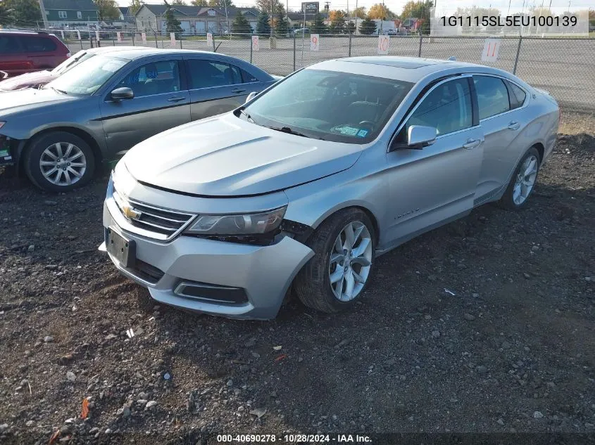 2014 Chevrolet Impala 1Lt VIN: 1G1115SL5EU100139 Lot: 40690278