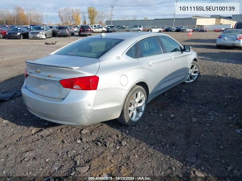 2014 Chevrolet Impala 1Lt VIN: 1G1115SL5EU100139 Lot: 40690278