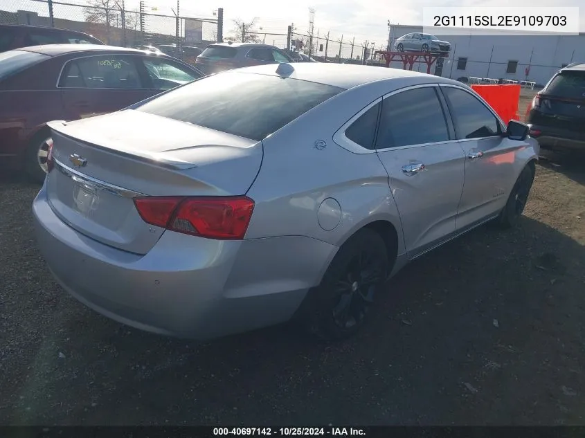 2014 Chevrolet Impala 1Lt VIN: 2G1115SL2E9109703 Lot: 40697142