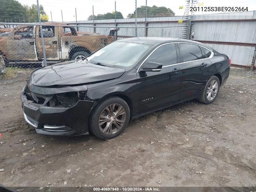 2014 Chevrolet Impala 2Lt VIN: 2G1125S38E9262664 Lot: 40697949