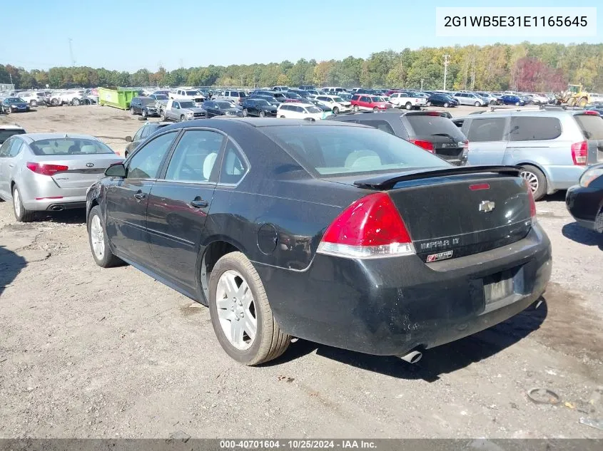 2014 Chevrolet Impala Limited Lt VIN: 2G1WB5E31E1165645 Lot: 40701604