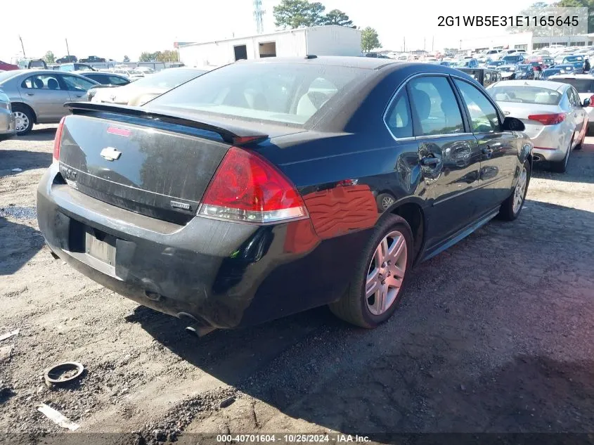 2014 Chevrolet Impala Limited Lt VIN: 2G1WB5E31E1165645 Lot: 40701604