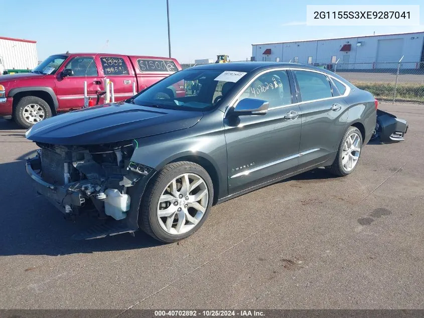 2014 Chevrolet Impala 2Lz VIN: 2G1155S3XE9287041 Lot: 40702892