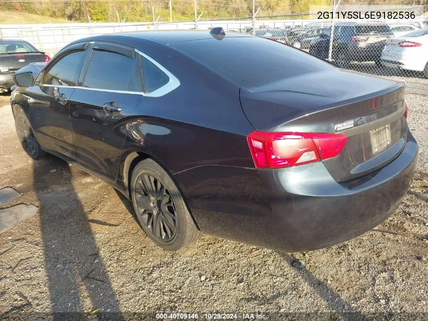 2014 Chevrolet Impala Ls VIN: 2G11Y5SL6E9182536 Lot: 40709146