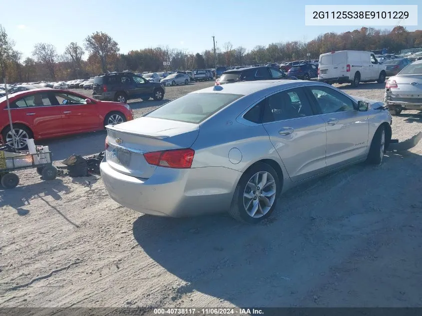 2014 Chevrolet Impala 2Lt VIN: 2G1125S38E9101229 Lot: 40738117