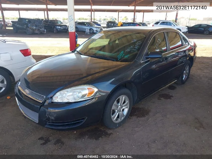 2014 Chevrolet Impala Limited Ls VIN: 2G1WA5E32E1172140 Lot: 40745482