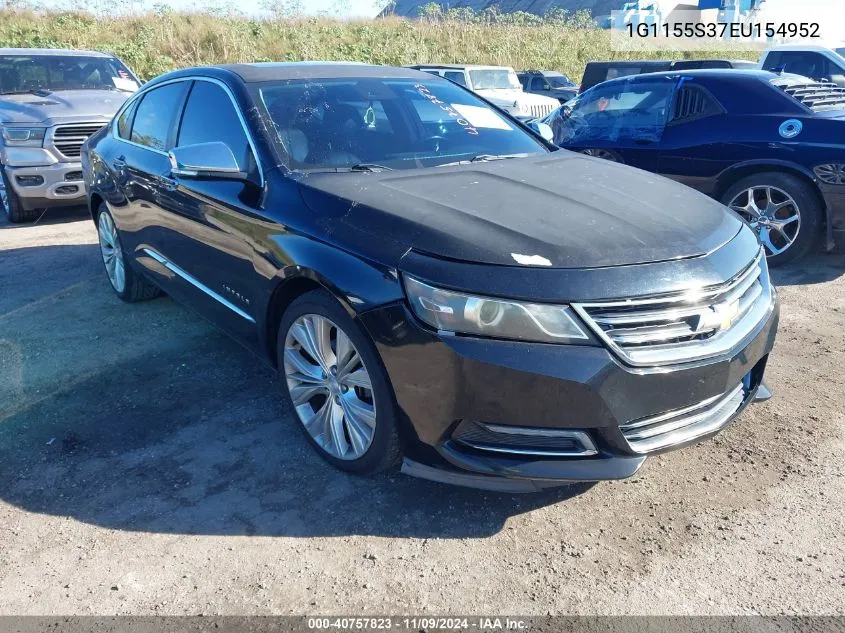 2014 Chevrolet Impala 2Lz VIN: 1G1155S37EU154952 Lot: 40757823