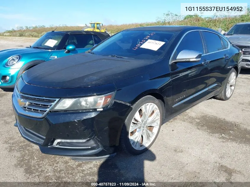 2014 Chevrolet Impala 2Lz VIN: 1G1155S37EU154952 Lot: 40757823